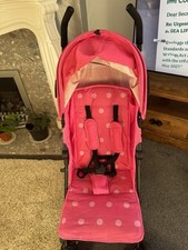 Pushchair Lays Back Flat Folds Up