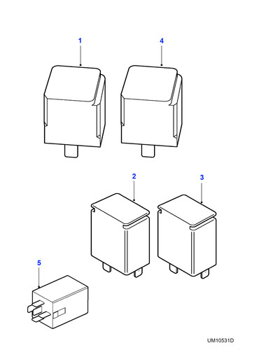 Jaguar genuine relay - jaguar,