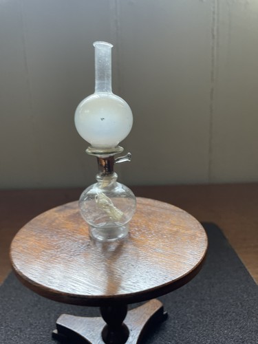 Vintage dolls house glass oil - vintage,