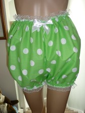 ADULT BABY SISSY GREEN SPOT
