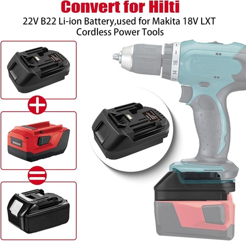 Battery adapter for - battery, 22v