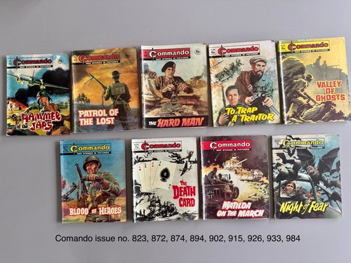 Vintage commando comics with - comics,