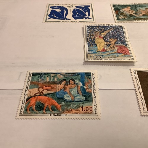 French postage stamps - postage,