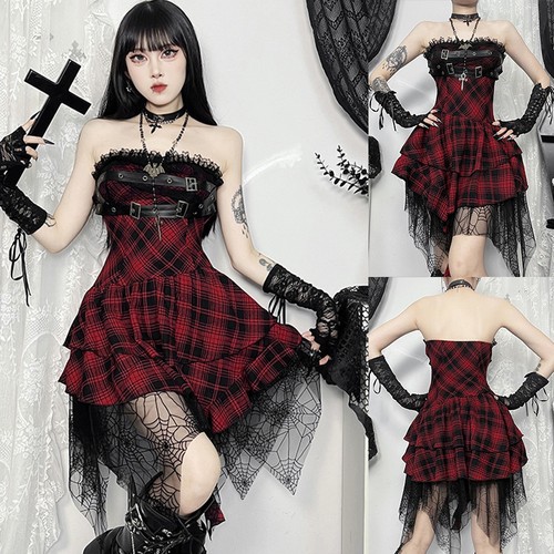 Lady lolita gothic check - lady, party
