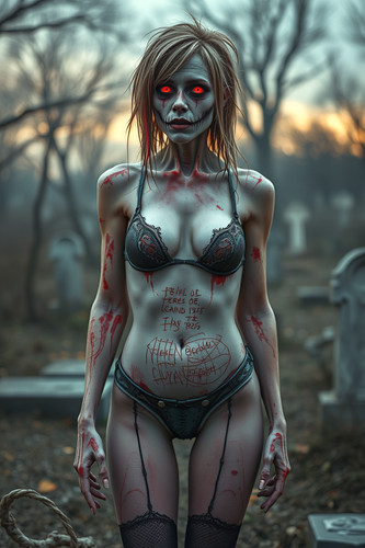 Sexy gruesome lady zombies - sexy,