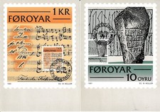 Faroe Islands - History of Writing PHQ cards
