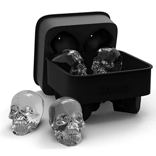 Skull ice cube - skull, 3d