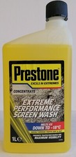 1L Prestone Extreme Performance Screen Wash Concentrate Melts Ice Down To -18℃