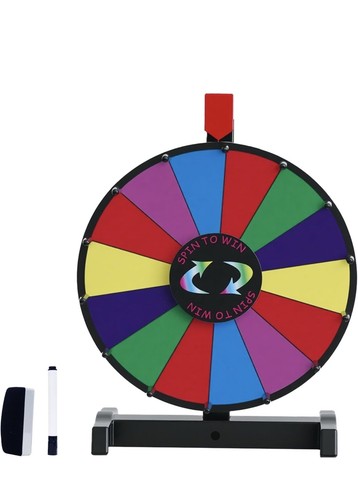 Spinning prize wheel - 12”,