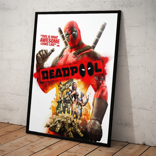 Games framed poster - a4,