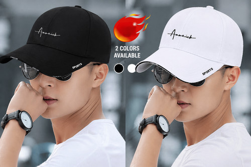 2pcs baseball caps - 2pcs, black