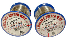 2 x AIM UK Premium Plumbing Lead Capillary Solder Wire Alloy 3.25mm 500g