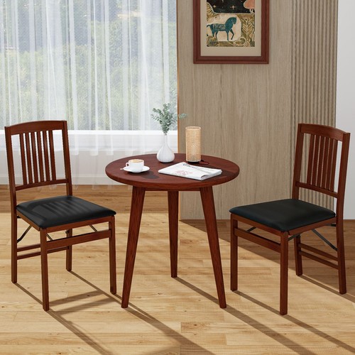 Folding dining chairs - set, of
