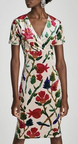 Zara beige floral velvet - zara, •