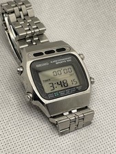 VINTAGE SEIKO LCD A359-5040 A1. SPORTS 100. ALARM/TIMER/CHR. V.V. RARE TYPE
