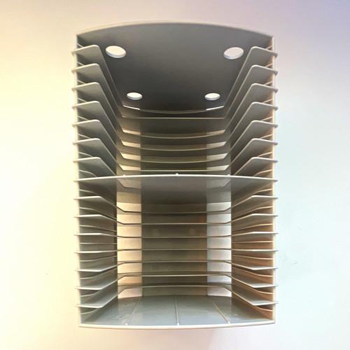 Kensington grey rigid plastic - grey,