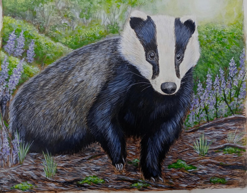 Original wildlife animal art - original,