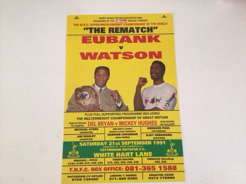 Chris eubank michael - vs, watson
