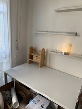 🪴 White IKEA Desk –