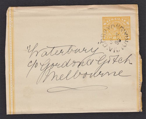 Victoria fine used half - , penny