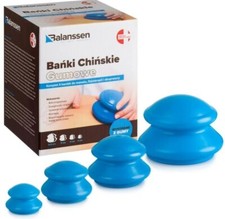 Pack of 4 Vacuum Massage Cellulite Therapyhot Chinese Acupuncture Rubber Cupping