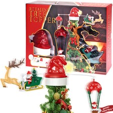 Christmas tree rotating - rotating, topper