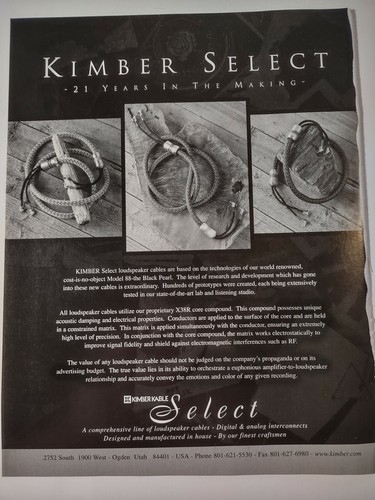 Kimber kable select - kable,