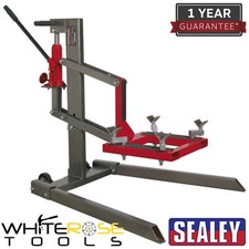 Sealey Motorcycle Lift 450kg Capacity Single Post Hydraulic Garage Lifting