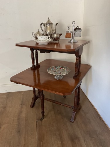 Antique edwardian mahogany - mahogany, two
