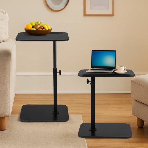 Shaped sofa side end table - sofa,