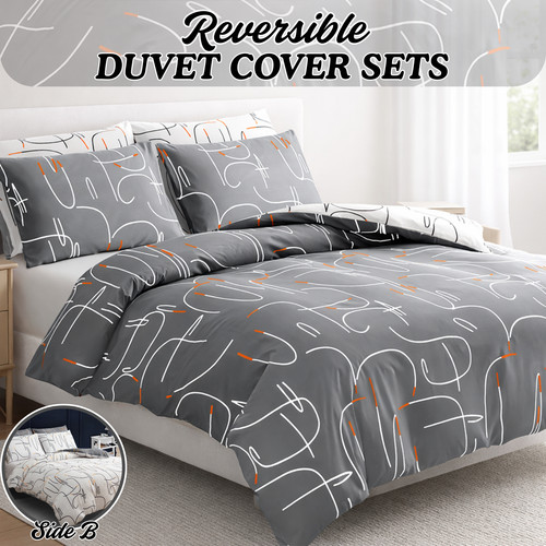 Reversible duvet quilt covers - duvet,