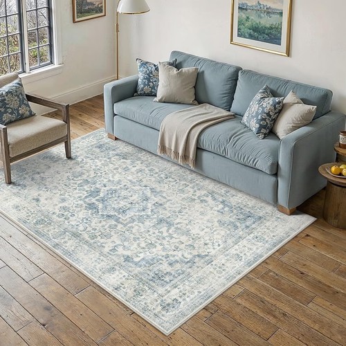 Vintage rug 160x230cm blue - rug,,