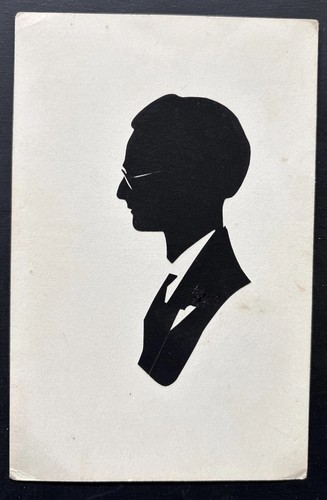 Antique edwardian silhouette - antique,