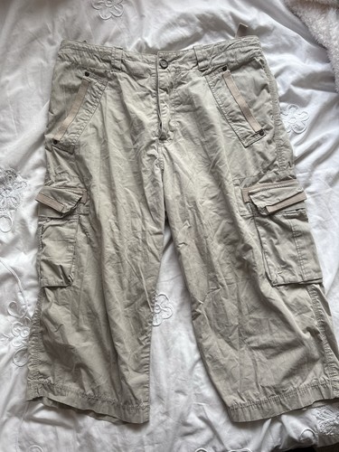 Vintage y2k long beige cargo - vintage,