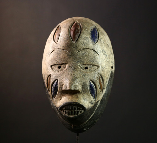 African wood mask - wood,