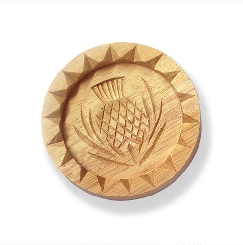 Thistle design shortbread - design,