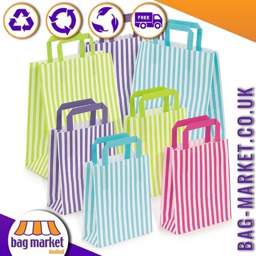 Candy stripe paper carrier - candy,