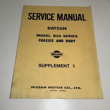 Datsun service manual model
