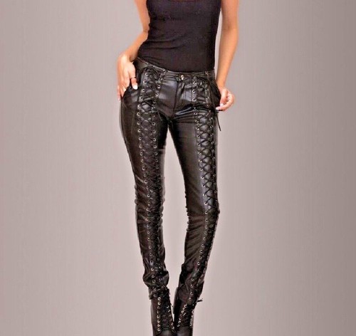 Womens leather lace - womens, front