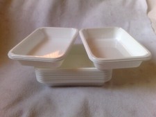 80 x WHITE MICROWAVE SAFE