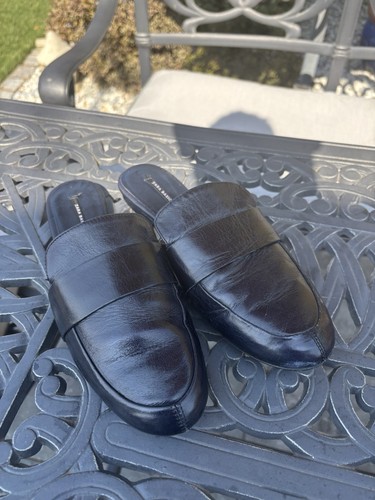 Zara leather mule loafer - mule/loafer, slip