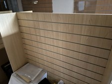 H Shape Slatwall With Plastic