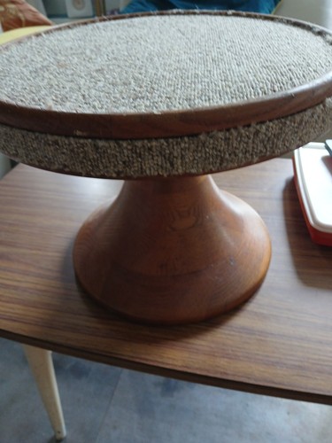 Low solid hardwood stool or - ,