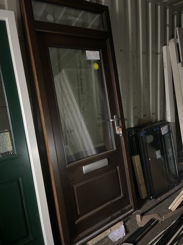 High quality timber entrance - high,