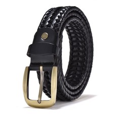 Classic Woven Leather Belts