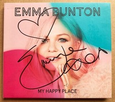 EMMA BUNTON HAND SIGNED CD My Happy Place THE SPICE GIRLS Baby Spice DIGIPAK