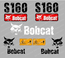 BOBCAT S160 SKID STEER DECAL STICKER SET