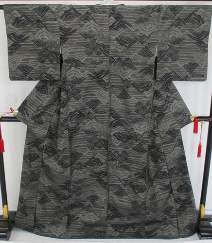 Japanese vintage kimono silk - kimono,