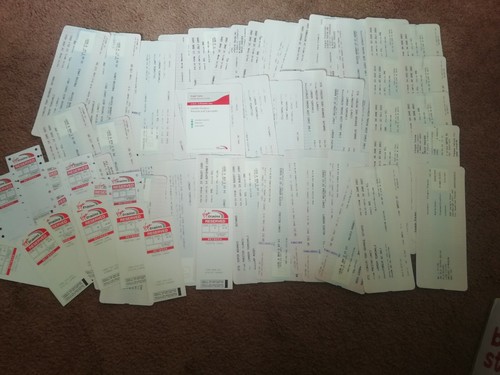 Old train tickets - train,
