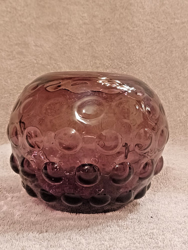 Vintage blenko glass bubble - blenko,